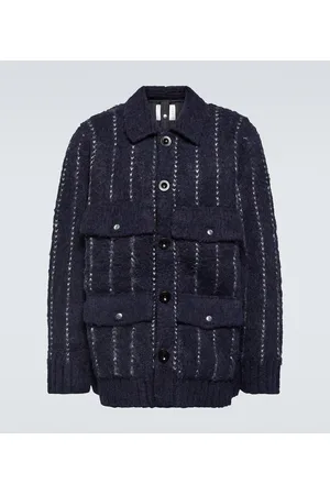SACAI Giacca blouson in misto lana