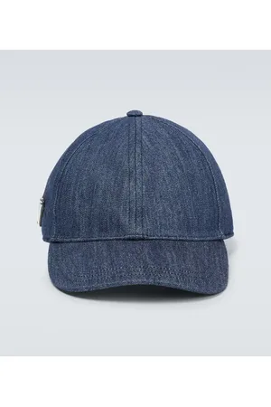 Prada Cappello da baseball in denim
