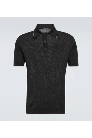 Prada Polo in maglia a coste