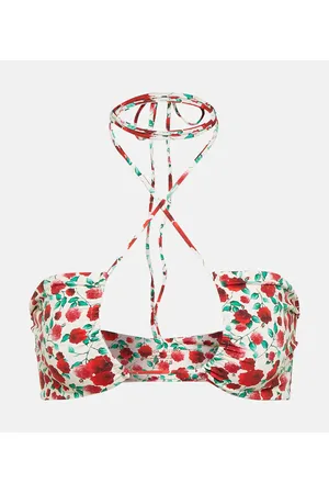 MAGDA BUTRYM Top bikini con scollo all’americana