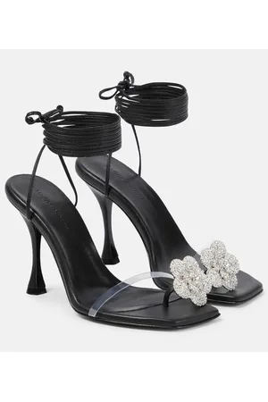 MAGDA BUTRYM Sandali in pelle e PVC con cristalli