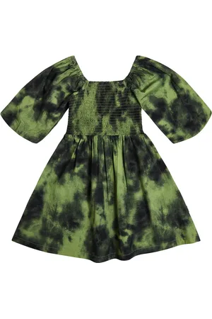 Molo Abito tie-dye Cherisa a punto smock