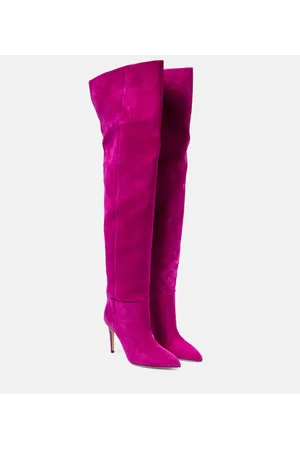 PARIS TEXAS Stivali cuissardes in suede