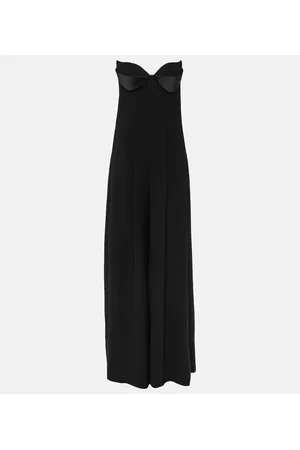 Monot Mônot Jumpsuit a gamba larga in crêpe