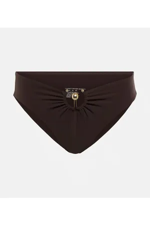 CHRISTOPHER ESBER Slip bikini con ruches
