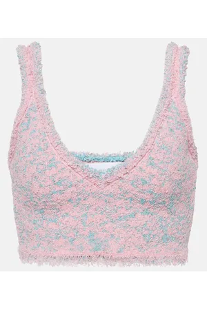 Paco rabanne Top cropped in tweed