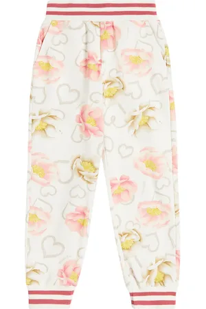 MONNALISA Pantaloni sportivi in misto cotone