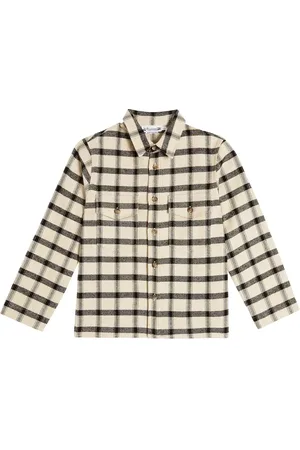 BONPOINT Camicia Boy in cotone a quadri