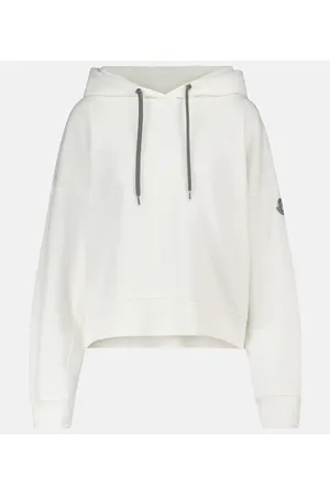 Moncler Felpa in cotone con cappuccio