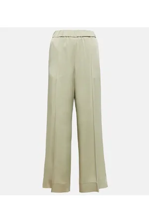 Jil Sander Pantaloni a vita alta e gamba larga