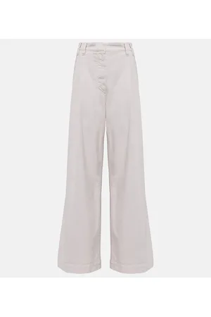 Brunello Cucinelli Pantaloni in popeline di cotone