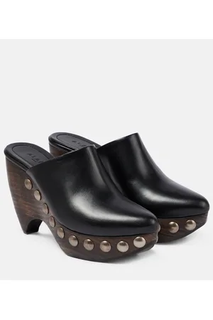 Alaïa Alaïa Mules Le Sabot in pelle e legno