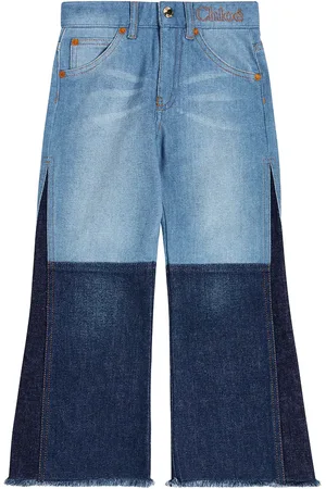 Chloé Chloé Kids Jeans a gamba larga