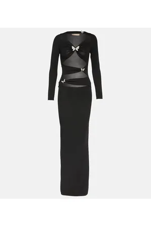 AYA MUSE Abito midi Atalo in jersey con cut-out