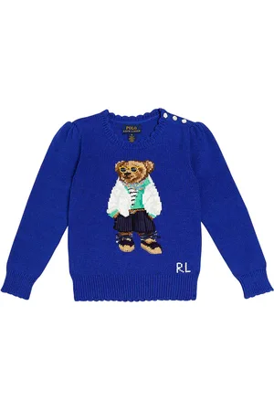Ralph Lauren Pullover Polo Bear in cotone