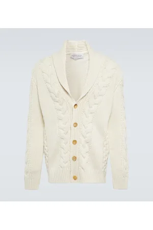 GABRIELA HEARST Cardigan Rivera in cashmere a trecce