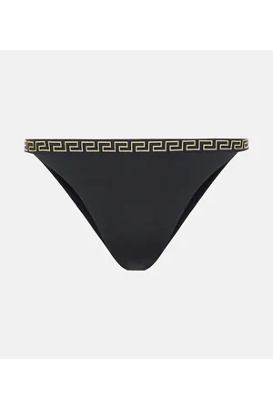 VERSACE Slip bikini con Greca