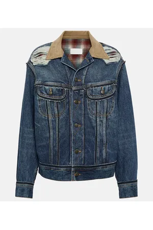 Maison Margiela X Pendleton - Giacca di jeans distressed