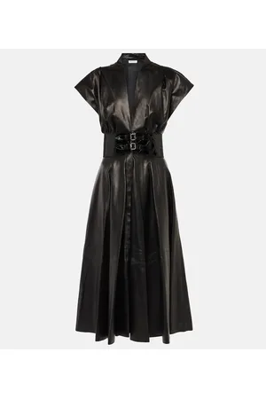 Alaïa Alaïa Abito midi in pelle