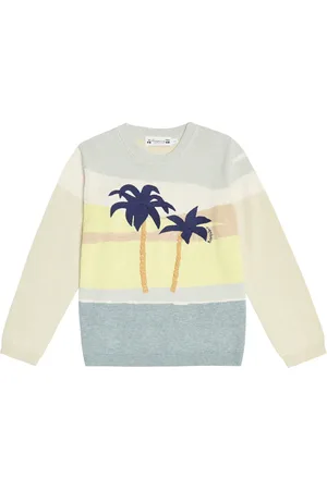 BONPOINT Pullover Azuro con ricamo