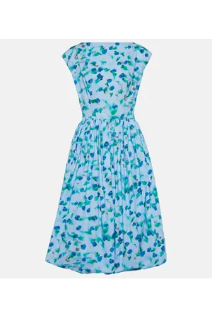 Marni Abito midi in popeline di cotone