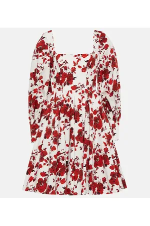 EMILIA WICKSTEAD Miniabito Yasmina in cotone con stampa