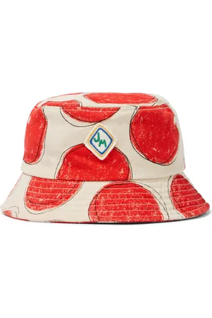 Jelly Mallow Cappello da pescatore Red Dot in cotone