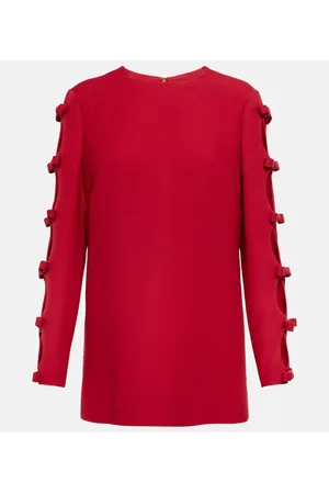 VALENTINO Pullover in lana e seta