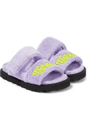 VERSACE Sandali in spugna con logo