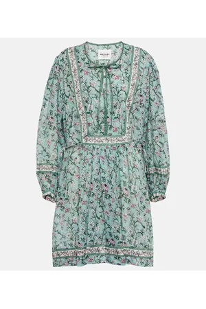 Marant Etoile Miniabito in cotone con stampa