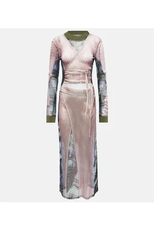 Y / PROJECT X Jean Paul Gaultier - Abito lungo Trompe L
