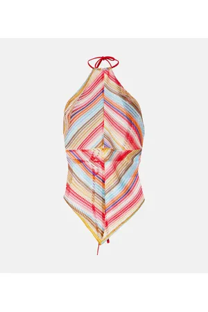 Missoni Top in maglia con scollo all’americana