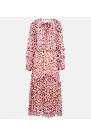 Marant Etoile Abito midi Fratelia in georgette
