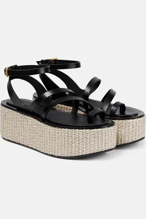 Max Mara Sandali Biarritz in pelle con platform