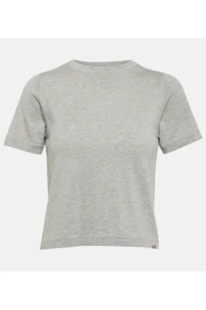 EXTREME CASHMERE T-shirt N°267 Tina in cashmere e cotone