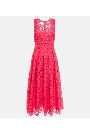 Giambattista Valli Abito midi in macramè