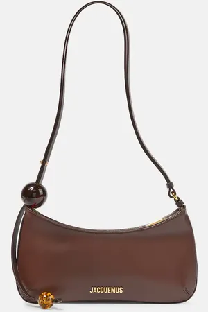 Jacquemus Borsa a spalla Le Bisou Perle in pelle