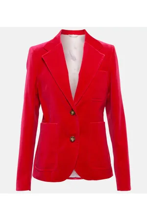 Victoria Beckham Blazer monopetto in velluto