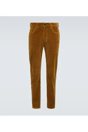 Loro Piana Pantaloni slim Doccio in velluto a coste