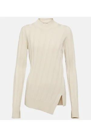 Stella McCartney Pullover asimmetrico in maglia a coste