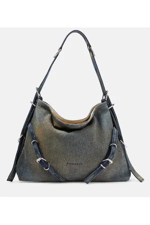 Givenchy Borsa a spalla Voyou Medium in denim