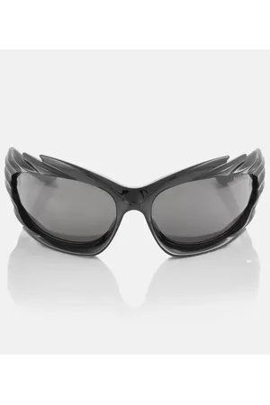 Balenciaga Occhiali da sole rettangolari Spike