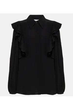 Chloé Chloé Top in seta con volant