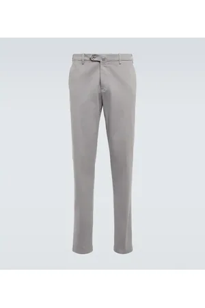 Loro Piana Pantaloni slim Pantaflat in cotone
