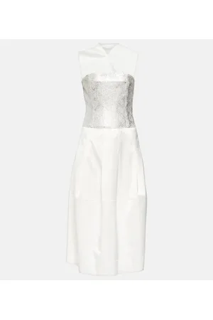 JACQUES WEI Abito midi con paillettes