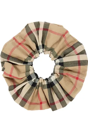 Burberry Fermacapelli in cotone a quadri
