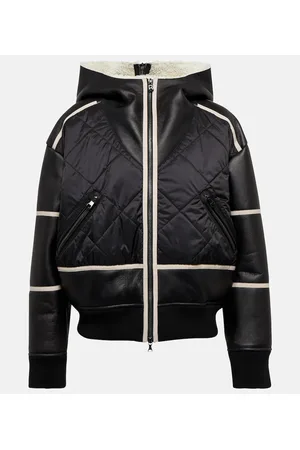 Bogner Giacca Lomi in pelle con shearling