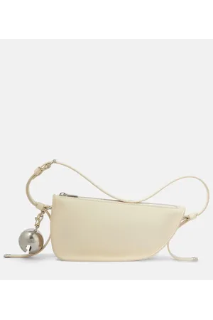 Burberry Borsa a spalla Shield Mini in pelle