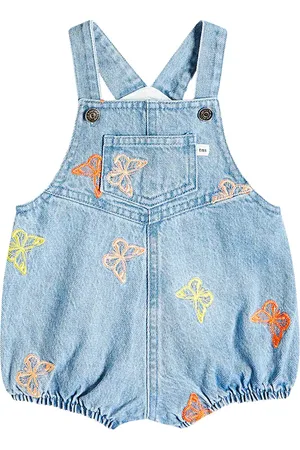 The New Society Baby - Jumpsuit corta Burbank di jeans