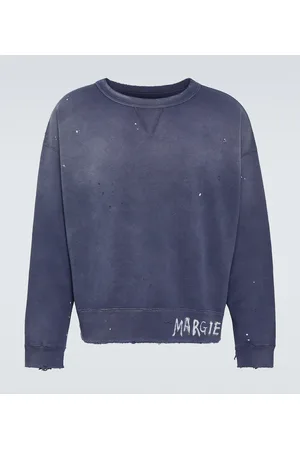 Maison Margiela Felpa in jersey di cotone con stampa